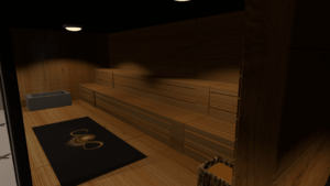 Ferry Godmother castle Sauna